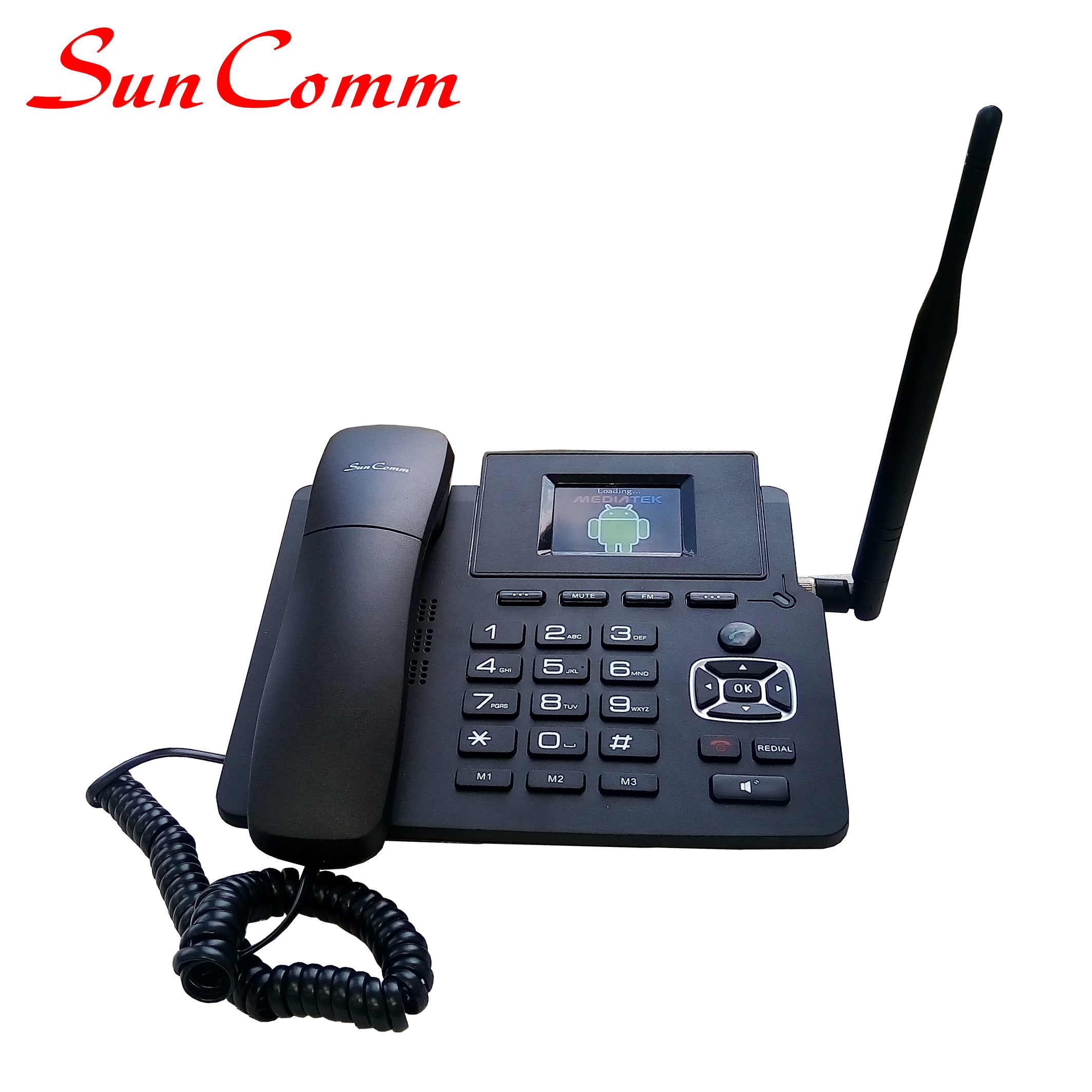SunComm SC-9020-3GP 3G WCDMA Wireless Desk Phone (FWP) with 1 SIM, Color LCD, Bluetooth, FM Radio